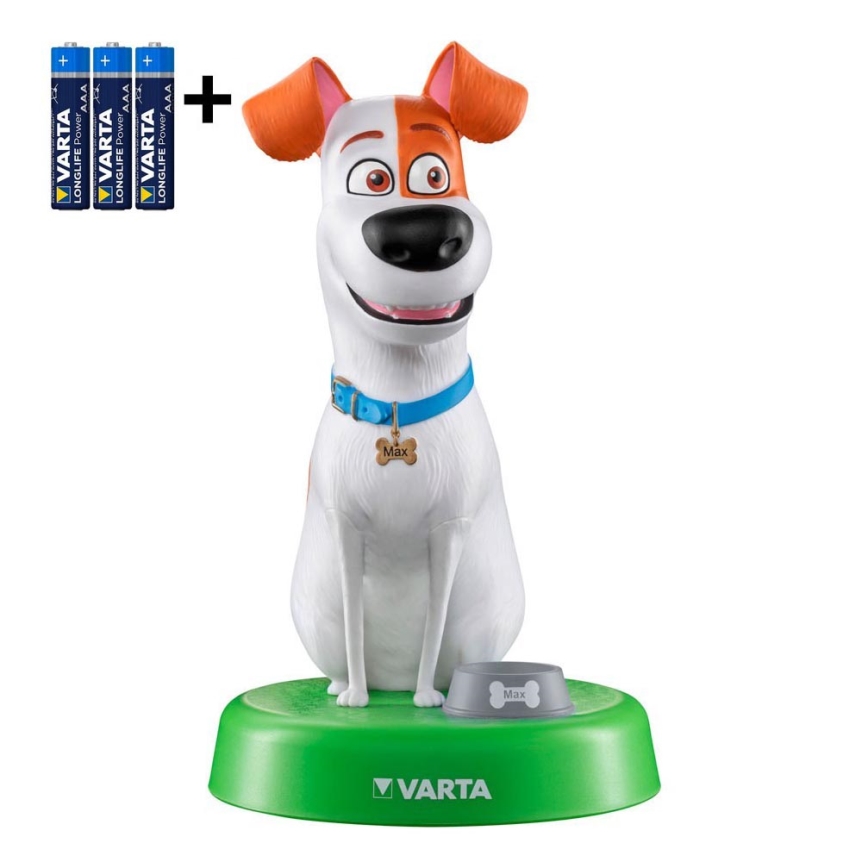 Varta 15641 - LED Otroška svetilka THE SECRET LIFE OF PETS LED/3xAAA