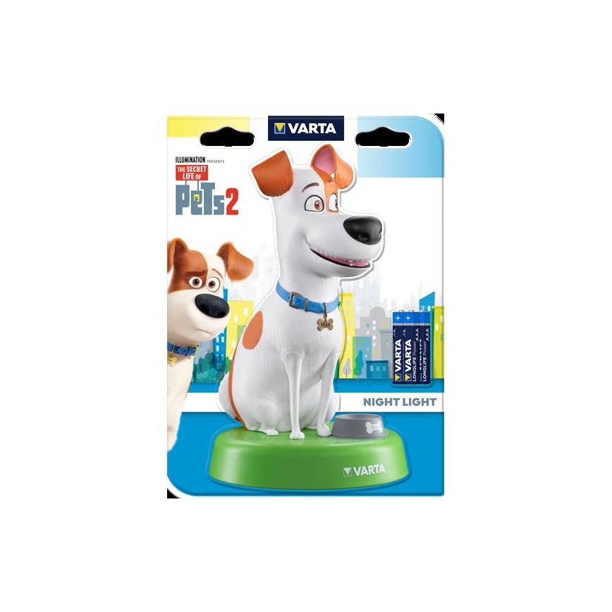 Varta 15641 - LED Otroška svetilka THE SECRET LIFE OF PETS LED/3xAAA