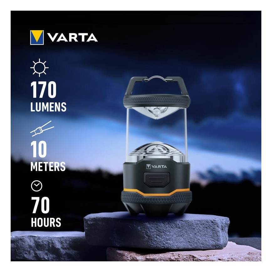 Varta 16550101111 - LED svetilka za kampiranje L10 LED/4xAA IP54