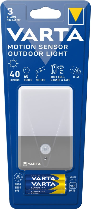 Varta 16634101421 - LED Camping svetilka s senzorjem LED/3xAAA IP44