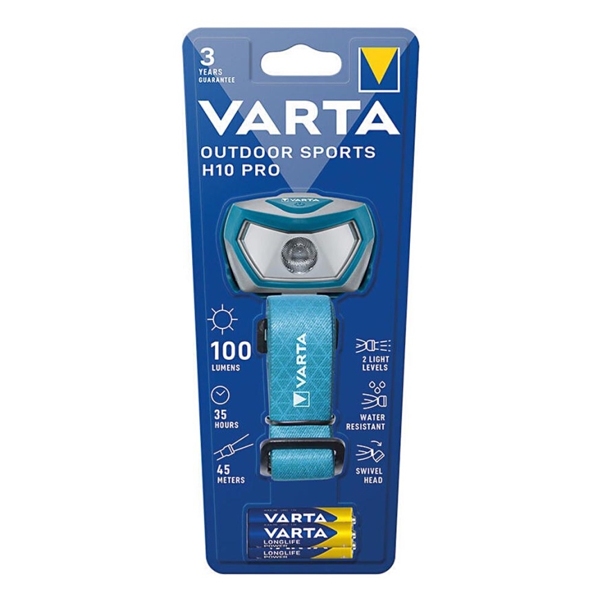 Varta 16650101421 - LED Naglavna svetilka OUTDOOR SPORTS H10 Pro LED/3xAAA