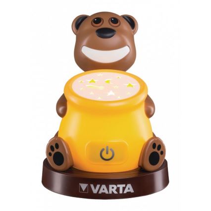 Varta 17501 - LED Otroška projektorska svetilka PAUL 2xLED/3xAA