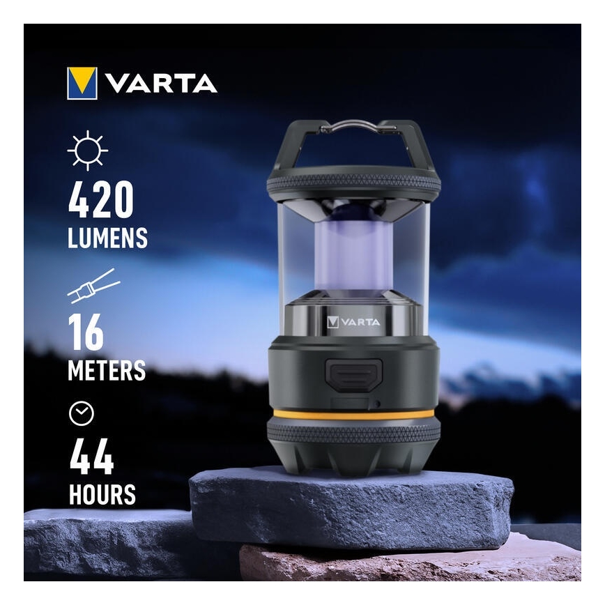 Varta 17550101111 - LED kampirna svetilka L20 LED/3,6 V 2600 mAh IP54