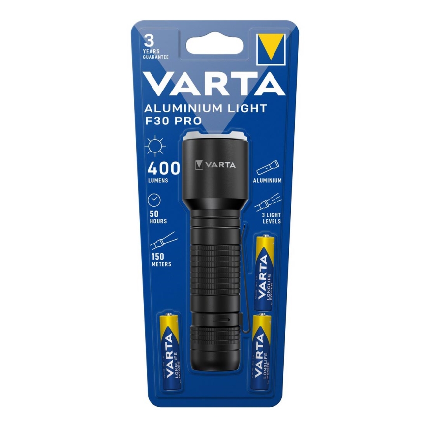 Varta 17608101421 - LED Svetilka ALUMINIUM LIGHT LED/3xAAA