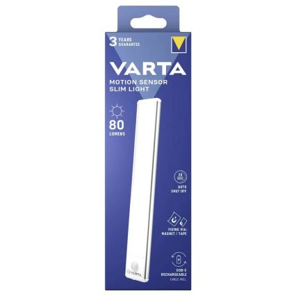 Varta 17624101111 - LED Polnilna osvetlitev pohištva s senzorjem gibanja LED/5V
