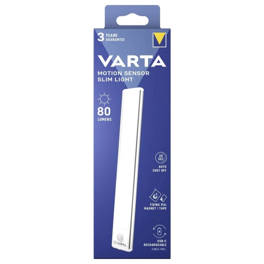 Varta 17624101111 - LED Polnilna osvetlitev pohištva s senzorjem gibanja LED/5V
