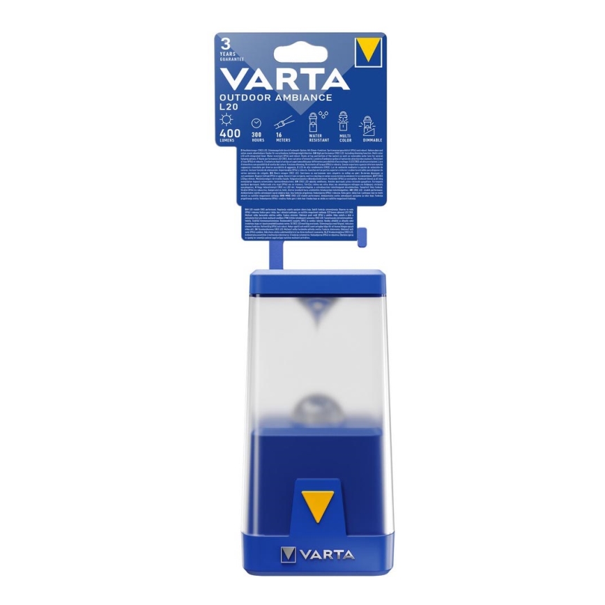 Varta 17666101111 - LED Zatemnitvena svetilka za kampiranje OUTDOOR AMBIANCE LED/6xAA