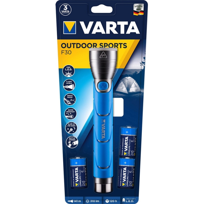 VARTA 18629 - LED Baterijska svetilka LED/5W/3xC