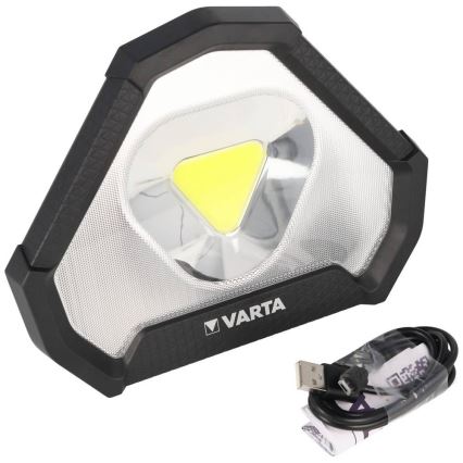 Varta 18647101401 - LED Prenosna svetilka WORK FLEX LED/12W/5V 5200mAh IP54