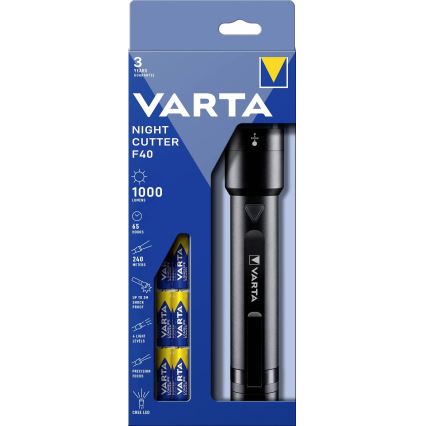 Varta 18902101121 - LED Zatemnitvena svetilka NIGHT CUTTER LED/6xAA IPX4