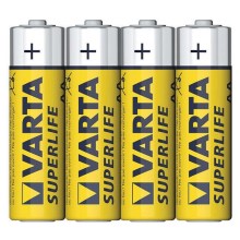 Varta 2006 - 4 kom Cink-ogljikova baterija SUPERLIFE AA 1,5V