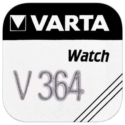 Varta 3641 - 1 kom Srebrno-oksidna gumbasta baterija V364 1,5V