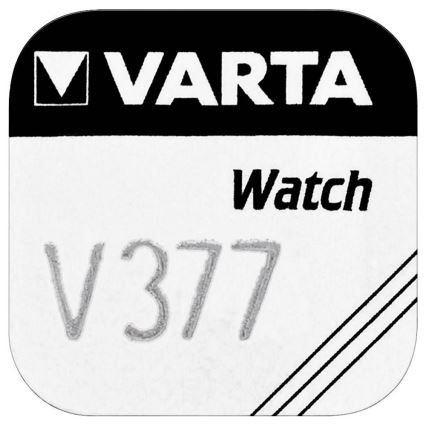 Varta 3771 - 1 kom Srebrno-oksidna gumbasta baterija V377 1,5V