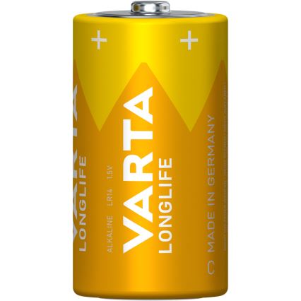 Varta 4114101422 - 2 kom. Alkalna baterija LONGLIFE LR14/C 1,5V