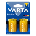 Varta 4120101422 - 2 kom. Alkalna baterija LONGLIFE D 1,5V