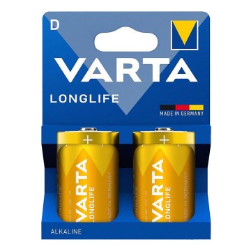 Varta 4120101422 - 2 kom. Alkalna baterija LONGLIFE D 1,5V