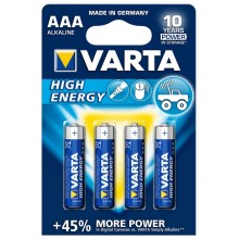 Varta 4903 - 4 kom Alkalna baterija HIGH ENERGY AAA 1,5V
