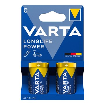 Varta 4914121422 - 2 kom. Alkalna baterija LONGLIFE POWER LR14/C 1,5V