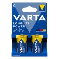 Varta 4914121422 - 2 kos alkalnih baterij LONGLIFE POWER LR14/C 1,5V