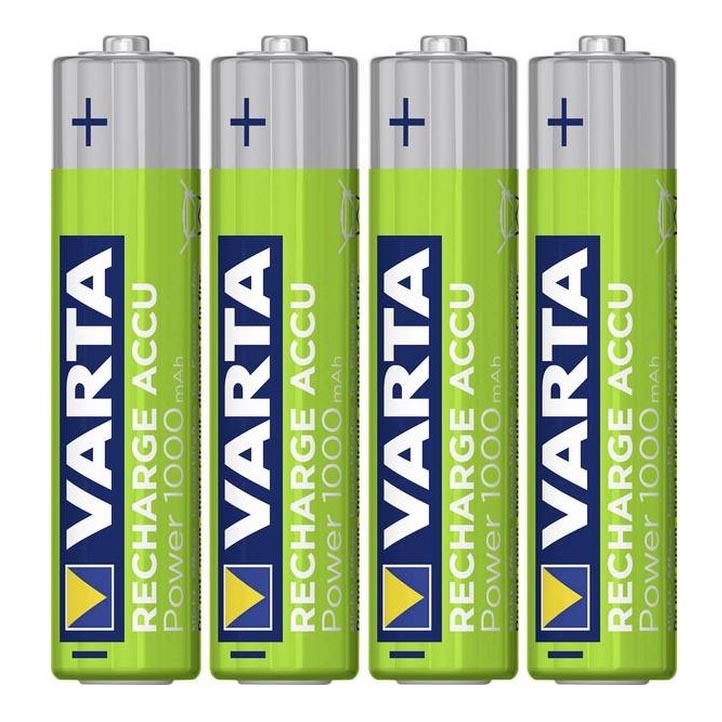 Varta 5703301404 - 4x Polnilna baterija RECHARGE  AAA 1,2V