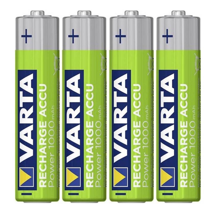 Varta 5703301404 - 4x Polnilna baterija RECHARGE  AAA 1,2V