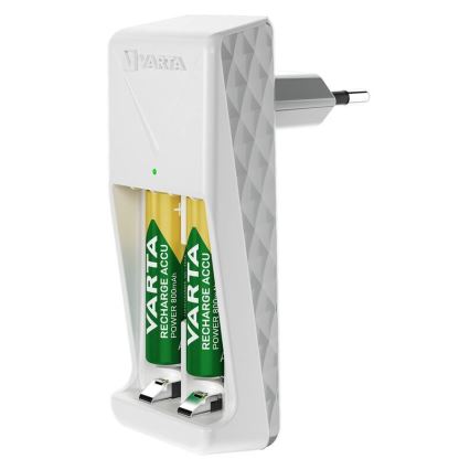 Varta 57656201421 - Polnilec baterij 2xAA/AAA 800 mAh 230V