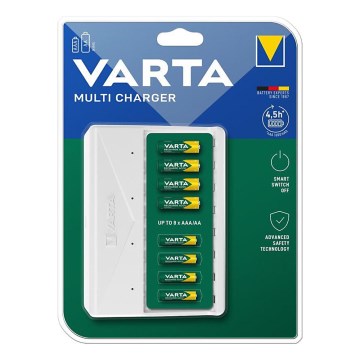 Varta 57659101401 - Polnilnik baterij 8xAA/AAA 5V