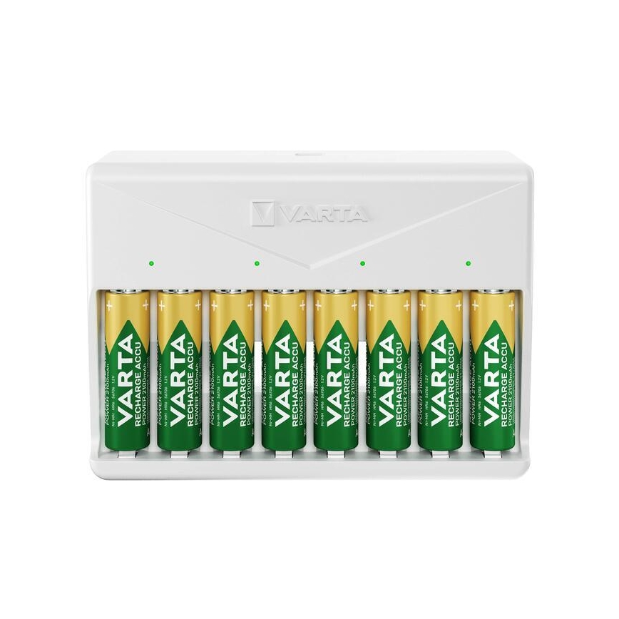 Varta 57659101401 - Polnilnik baterij 8xAA/AAA 5V