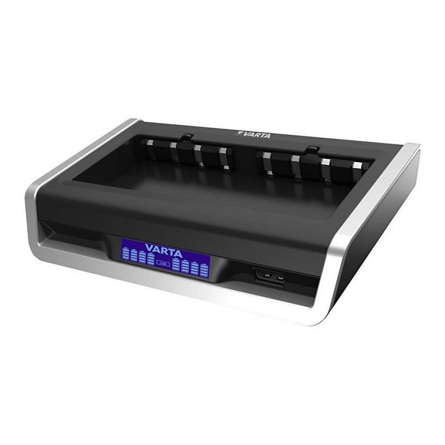 VARTA 57671 - LCD Multi polnilnik 8xAA/AAA in USB polnjenje 4h