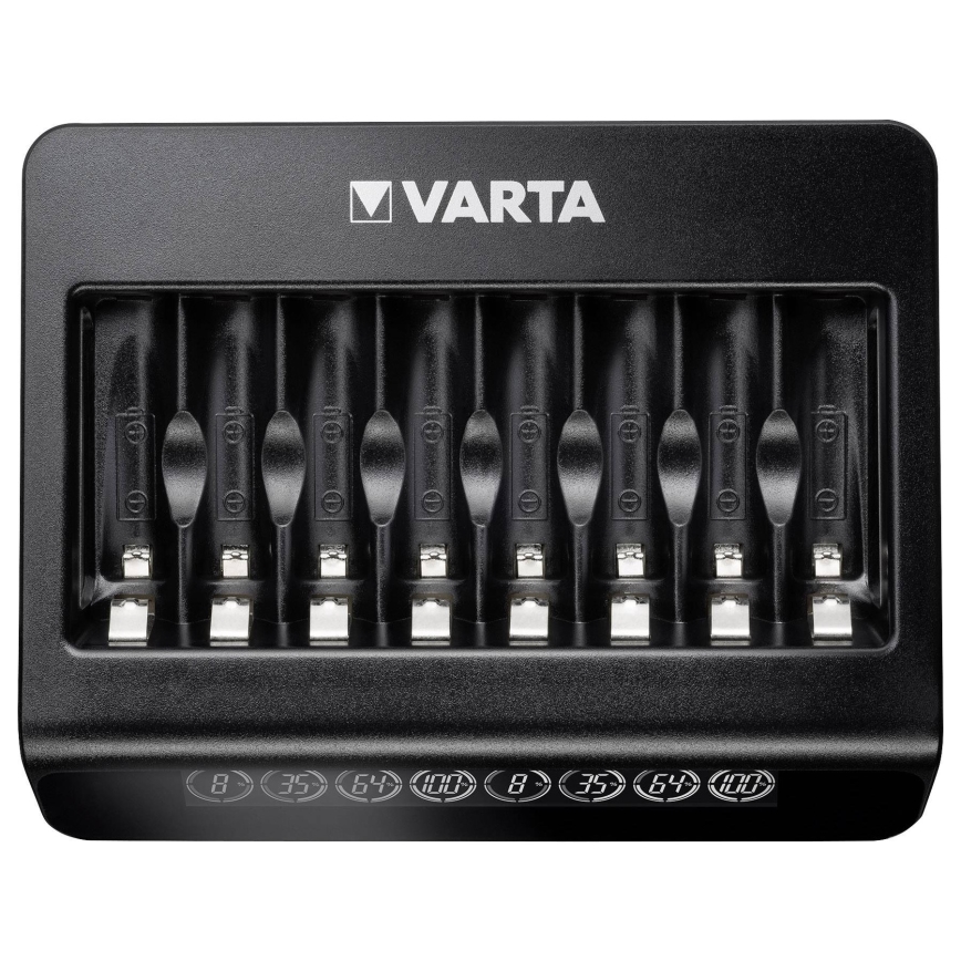 Varta 57681 - LCD Pametni polnilnik 8xAA/AAA polnjenje 2h