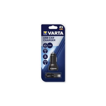 VARTA 57931 - Avtomobilski adapter USB 12V