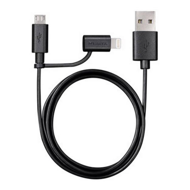 VARTA 57943 - USB kabel s priključkom Lightning in Mikro USB