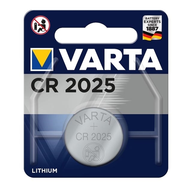 Varta 6025 - 1 kom Litijeva baterija CR2025 3V