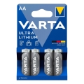 Varta 6106301404 - 4x Litijska baterija ULTRA AA 1,5V