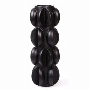 Vaza 37x15 cm smola/matno črna