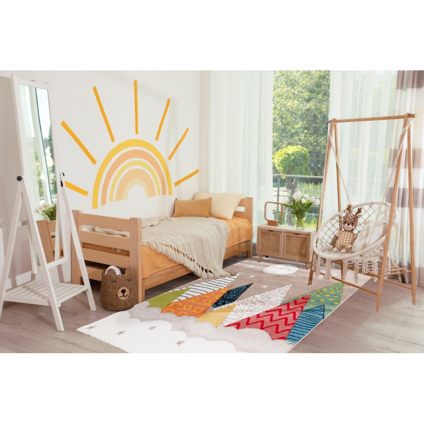 Večbarvna otroška preproga BOND KIDS 80x150 cm 2100 g/m2
