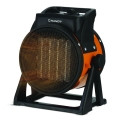 Ventilator s keramičnim grelnim telesom 1000/2000W/230V oranžna/črna