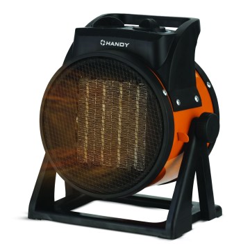 Ventilator s keramičnim grelnim telesom 1000/2000W/230V oranžna/črna