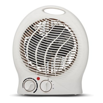 Ventilator z gretjem ZEFIR 1000/2000W/230V bela