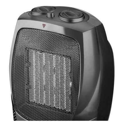 Ventilator z keramičnim grelnim elementom RIN 1500W/230V črn