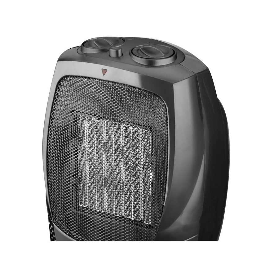 Ventilator z keramičnim grelnim elementom RIN 1500W/230V črn
