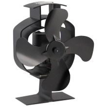 Ventilator za kamin 21x170 cm črna