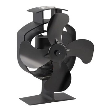 Ventilator za kamin 21x170 cm črna