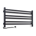 Vertaduro - Električni grelec za brisače s termostatom AVA 181W/230V 50x90 cm IP44, črn, levi