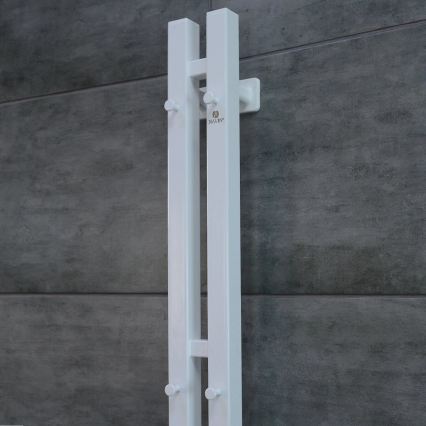 Vertaduro - Električni sušilnik brisač z termostatom VEO 70W/230V 120x9 cm IP44, bel, desni