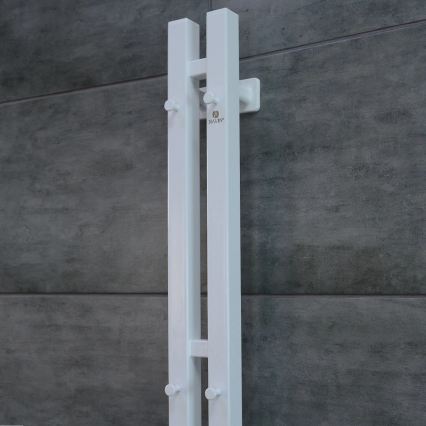 Vertaduro - Električni sušilnik za brisače z termostatom VEO 106W/230V 150x9 cm IP44 bela desna