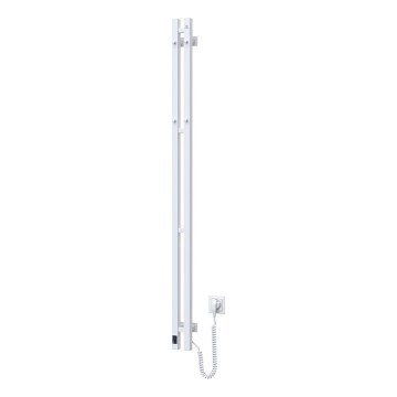 Vertaduro - Električni sušilnik za brisače z termostatom VEO 106W/230V 150x9 cm IP44 bela desna