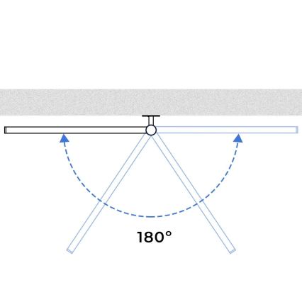 Vertaduro - Električni vrteči se sušilnik za brisače s termostatom ARA 105W/230V 82x49 cm IP44 črna