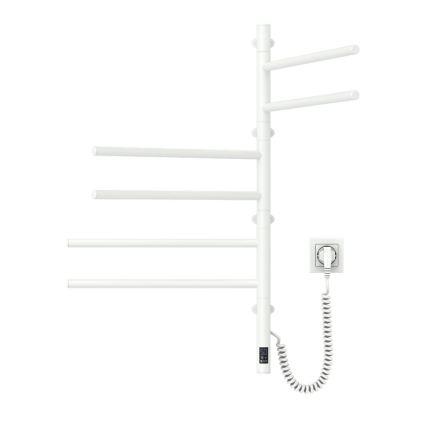 Vertaduro - Električni vrtljiv sušilec za brisače z termostatom ARA 105W/230V 80x49 cm IP44 bela