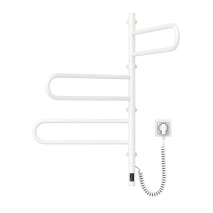 Vertaduro - Električni vrtljiv sušilnik za brisače z termostatom ELA 120W/230V 80x49 cm IP44 bela